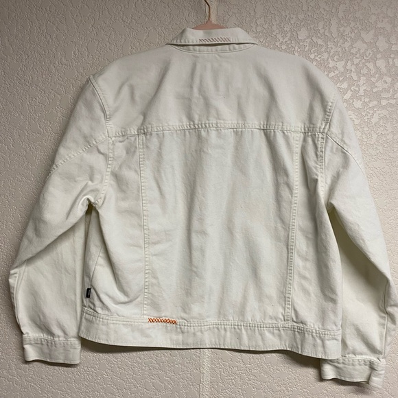 Vans Women's Off-White Denim Embroidery Jacket - Picture 7 of 11